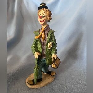 Albert E Price Products Poly Clown Umbrella Bank Bag Saving For Rainy Day